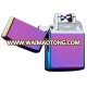 WB 202DA O Smoking accessorories High polished custom dual arc usb rechargeable lighter electric lighter for cigarette