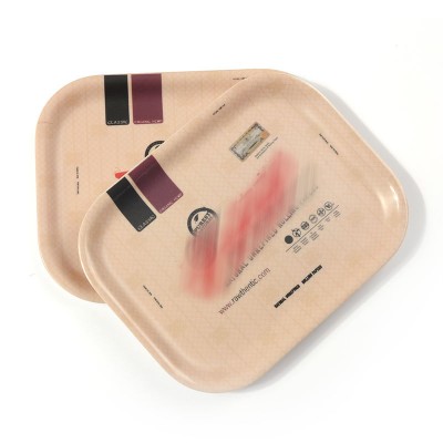 JL-003Z Food Serving Tray, Custom Rolling Tray Tobacco Wholesale, High Quality Custom Metal Ashtray China Tray