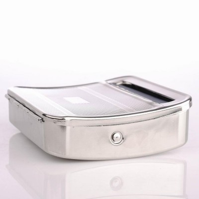 JL-002C metal stainless steel hand manual portable tobacco smoke cigarette rolling roller machine