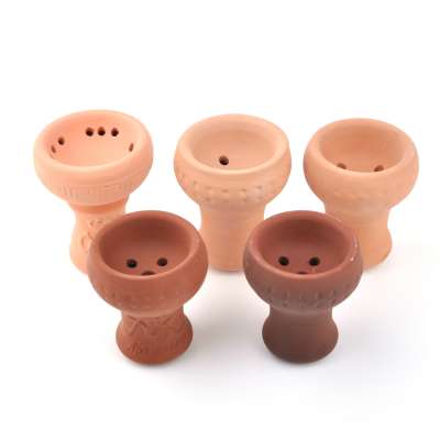 Clay Head Ceramic Hookah Accessories High Quality Clay Hookah Bowl