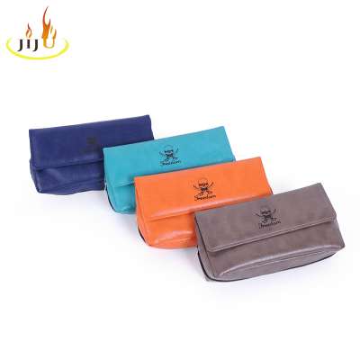 TOP-61052 leather key pouch Tobacco Hand Rolling Packaging Soft Pu Leather leather jewelry pouch