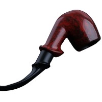 2017 new wood cigarette pipe tobacco pipe gentleman men's logo wholesale 775